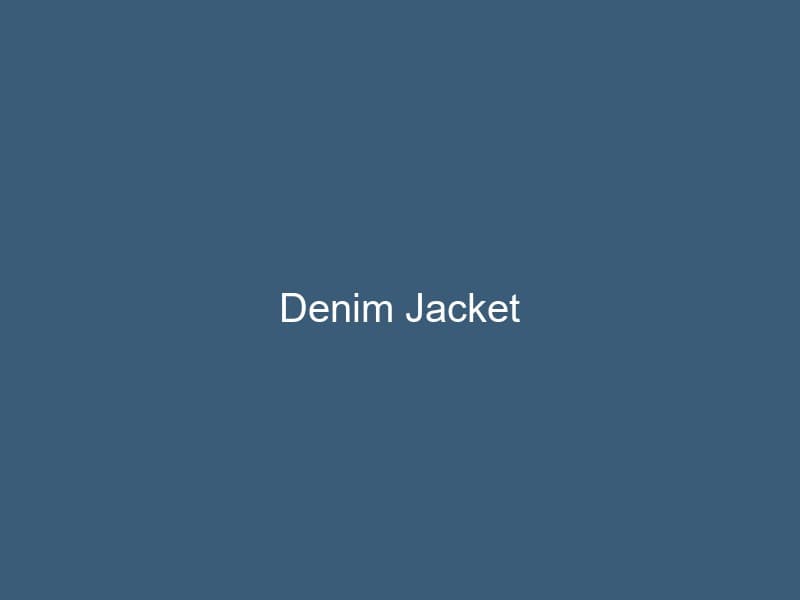 Relaxed Denim Jacket