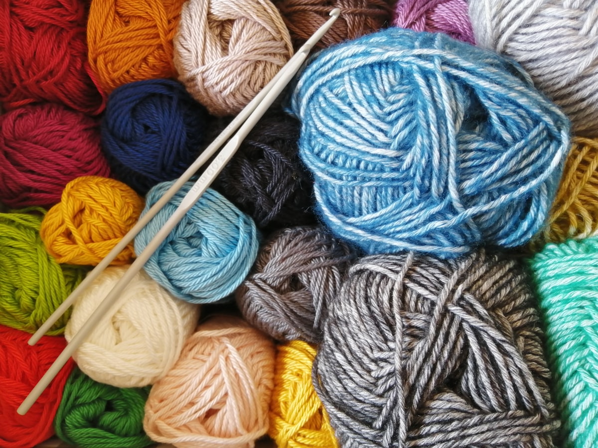 Fabric rolls at a garment factory